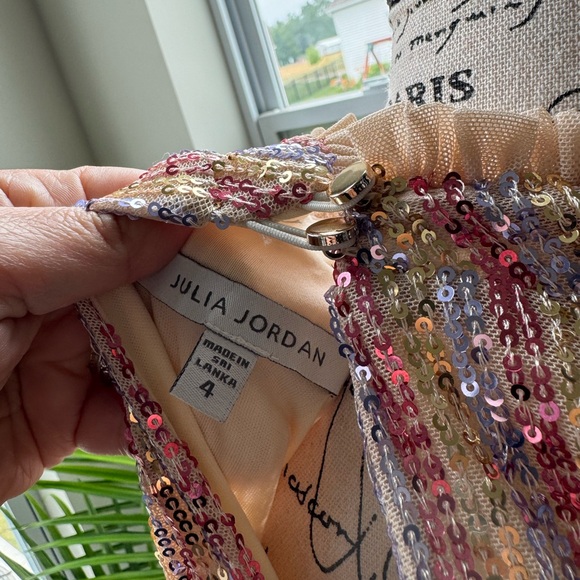 Julia Jordan Sequence Dress Size 4 - Picture 3 of 7